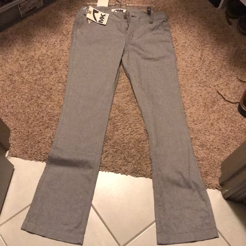 Mountain Khakis light brown and white pants